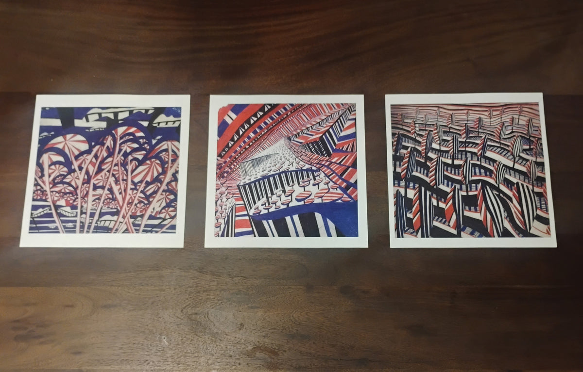 Red, White and Blue Landscape — Three-Print Set